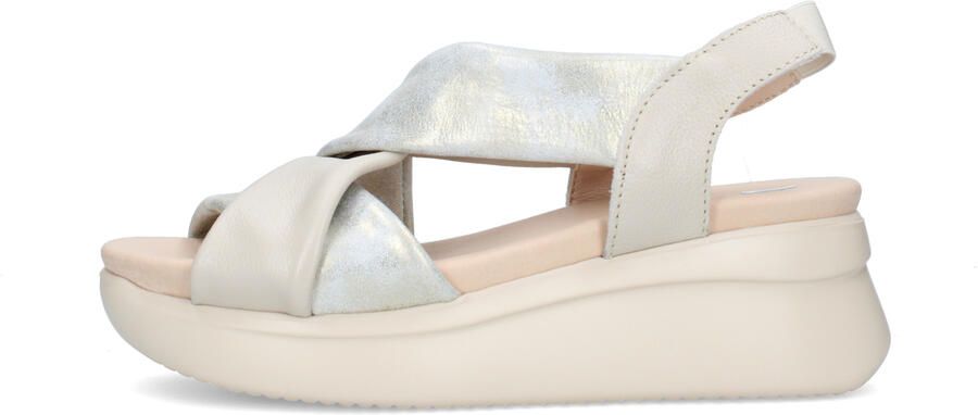 CallagHan Sandalen met sleehak 29930