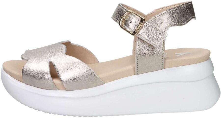 CallagHan Sandalen met sleehak 29931