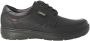 Callaghan Heren Zwarte Leren Schoenen Black Heren - Thumbnail 4