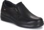 Callaghan Zwarte leren jurk mocassins heren Black Heren - Thumbnail 2