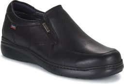 Callaghan Zwarte leren jurk mocassins heren Black