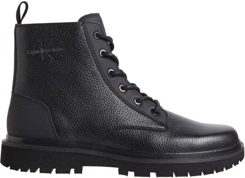 Calvin Klein Jeans Zwarte Veterschoenen voor Mannen