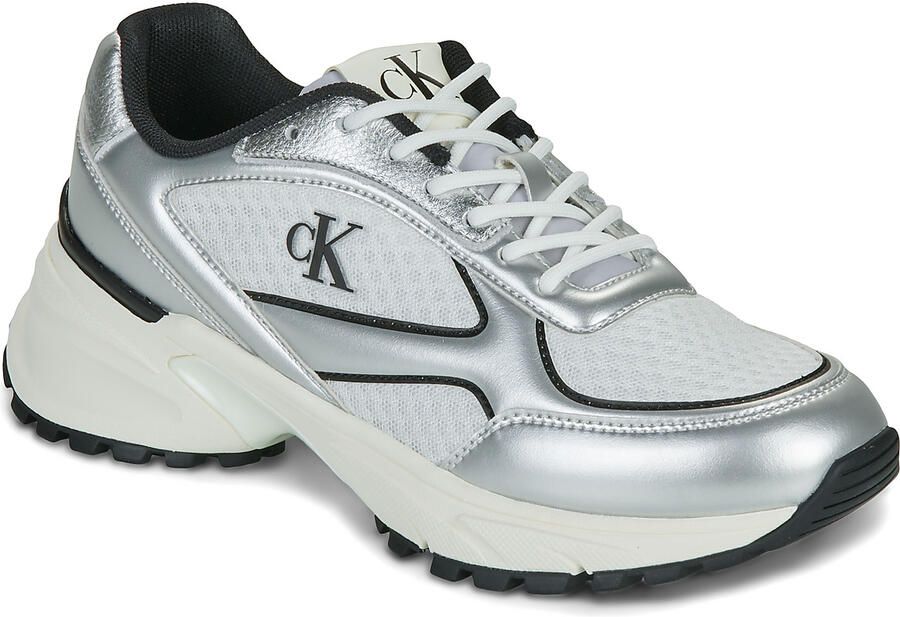 Calvin Klein Jeans Lage Sneakers HIKE RUNNER LACE UP MESH MIX MET - Foto 2