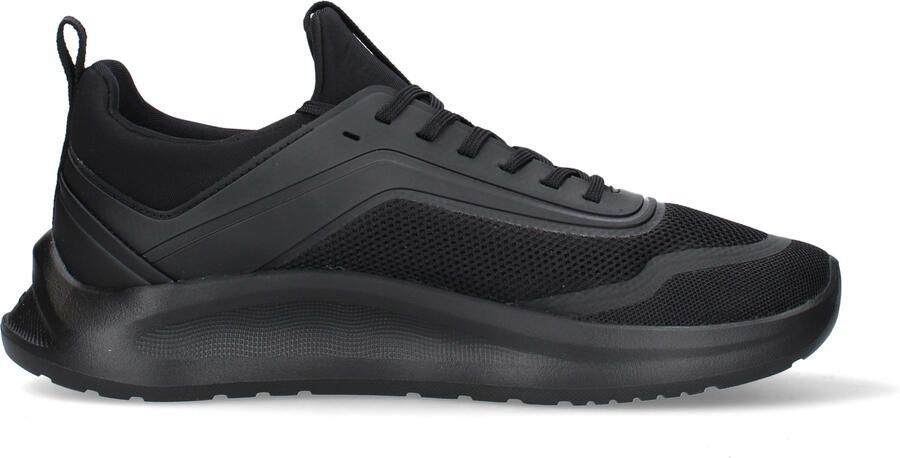 Calvin Klein Sneakers laag 'Lightweight Runner Sock' zwart