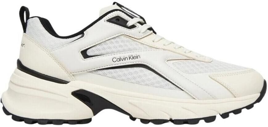 Calvin Klein Jeans Lage Sneakers Sport Zapatillas Mujer Modèle Hike Run Ckstripe Mesh - Foto 3