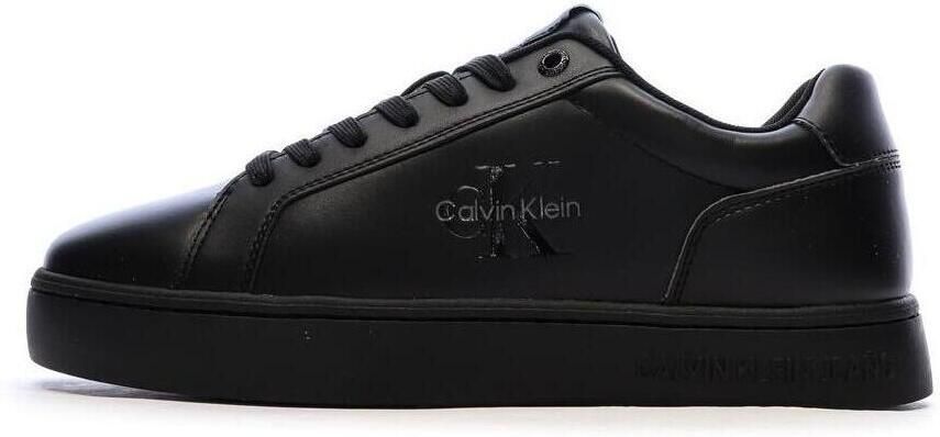 Calvin Klein Sneakers CLASSIC CUPSOLE MONO LTH Vrijetijdssneaker lage schoen veterschoen in klassieke look - Foto 3