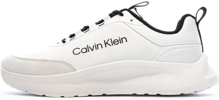 Calvin Klein Sneakers laag 'Essential Lightweight Runner' taupe zwart wit