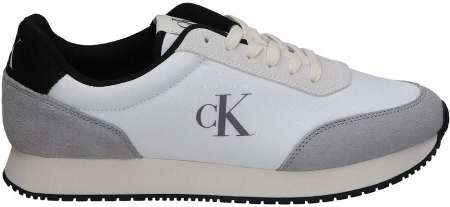 Calvin Klein Plateausneakers RETRO RUNNER ICONIC SNK freizeitschoen veterschoen lage schoen met zij ck-logo - Foto 4