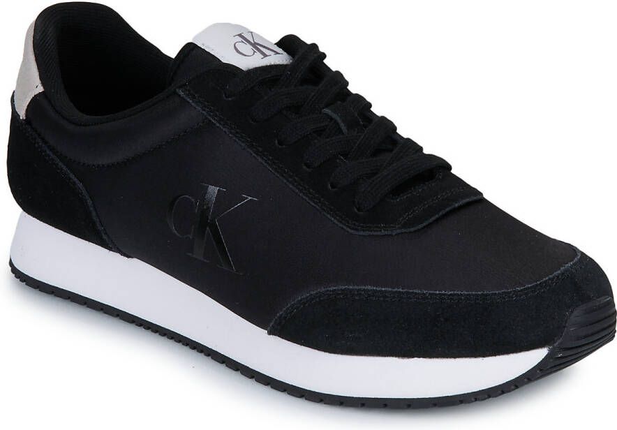 Calvin Klein Plateausneakers RETRO RUNNER ICONIC SNK freizeitschoen veterschoen lage schoen met zij ck-logo - Foto 3