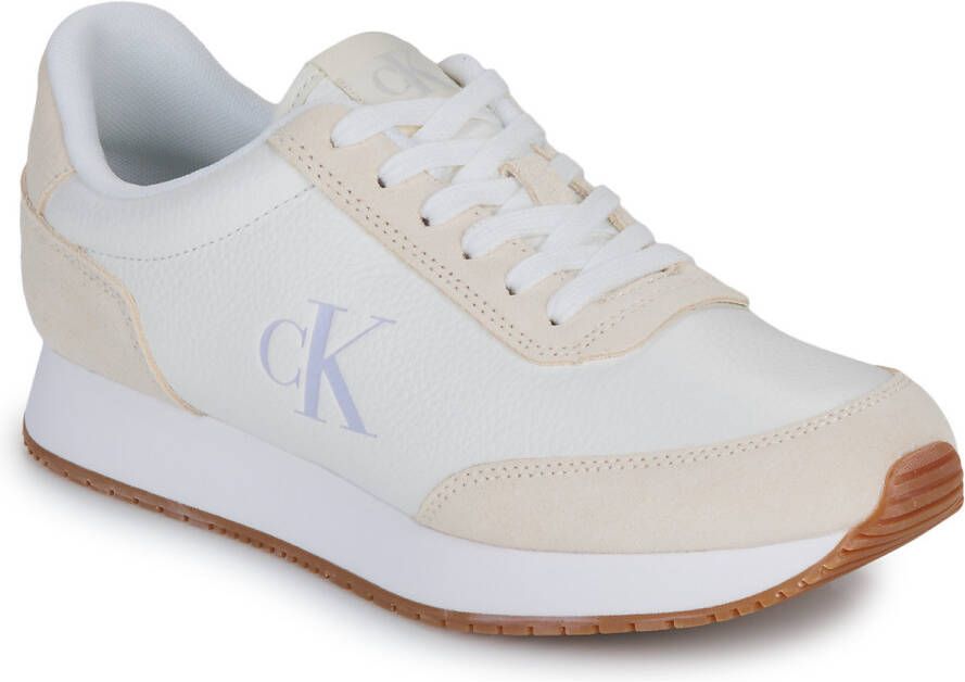 Calvin Klein Sneakers RUNNER LACEUP LOW MIX MG vrijetijdsschoen lage schoen veterschoen met zij ck-logo