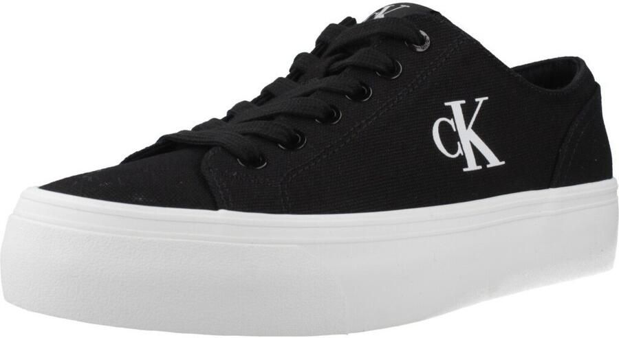 Calvin Klein Plateausneakers VULC FLATFORM LOW CV MG veterschoenen vrijetijdsschoen lage schoen met zijlogo - Foto 4