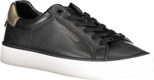 Calvin Klein Sportieve Zwarte Veterschoenen met Contrastdetails en Logoprint Black Heren - Foto 3