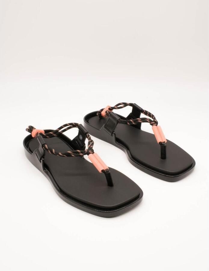 Calvin Klein Teenslipper lichtoranje zwart
