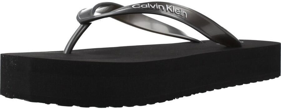 Calvin Klein Jeans Teenslippers Chanclas Mujer Modèle Flatform Flip Flop Met T
