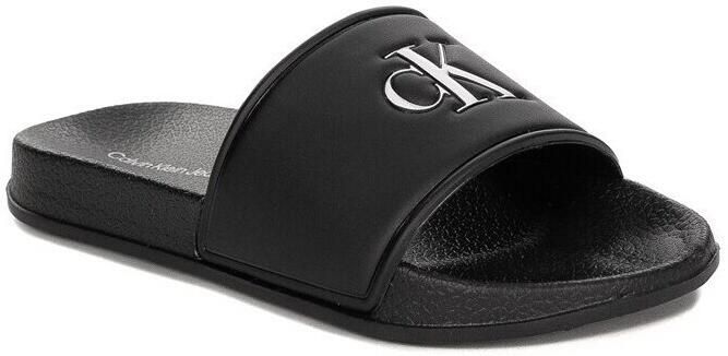 Calvin Klein Badslippers pool slides watersandalen strand-schoen met logo versierd - Foto 3