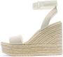 Calvin Klein Sleehaksandaaltjes WEDGE SANDAL SU MG BTW zomerschoen sandaal keilhak met klittenbandjes - Thumbnail 2