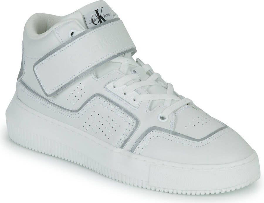 Calvin Klein Sneakers CHUNKY CUPSOLE LACEUP MID M met zilverkleurige accenten