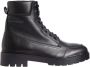 Calvin Klein Jeans Zwarte Combat Laceup Booties Black Heren - Thumbnail 2