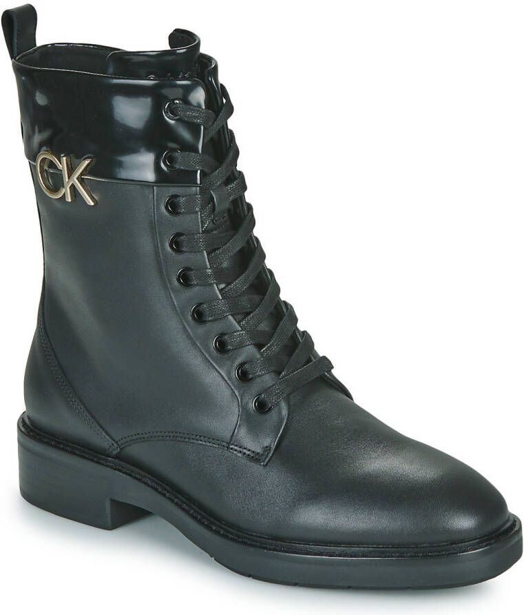 Calvin Klein Jeans Laarzen RUBBER SOLE COMBAT BOOT W HW