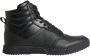 Calvin Klein Zwarte Leren Hoge Sneakers Black Heren - Thumbnail 2