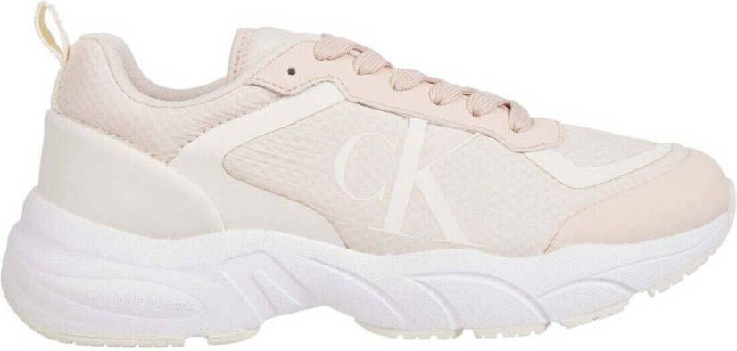 Calvin Klein Jeans Roze Stijlvolle Sneakers voor Vrouwen
