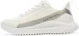 Calvin Klein Witte Textiel Runner Sneakers White Heren - Thumbnail 2