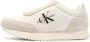 Calvin Klein Sportieve Beige Veterschoenen met Contrastdetails Beige Dames - Thumbnail 2