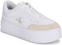 Calvin Klein Jeans Bright White-Creamy White Sneakers White Dames - Thumbnail 1