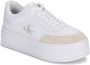 Calvin Klein Plateausneakers BOLD PLATF LOW LACE MIX ML BTW met logo-opdruk aan de zijkant vrijetijdsschoen halfhoge schoen veterschoen - Thumbnail 1