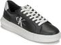 Calvin Klein Plateausneakers CHUNKY CUPSOLE MONO LTH WN vrijetijdsschoen lage schoen veterschoen met ck-opdruk aan de zijkant - Thumbnail 3