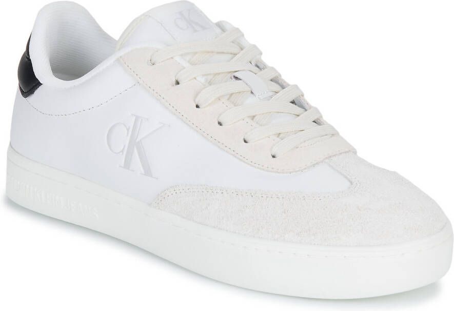 Calvin Klein Sneakers CLASSIC CUPLOW LACEUP LTH FAD basket sneakers veterschoen vrijetijdsschoen met zachte schaprand
