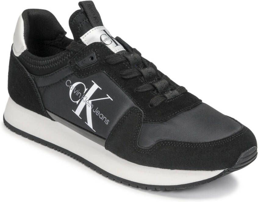 Calvin Klein Jeans Lage Sneakers RUNNER SOCK LACEUP NY-LTH WN