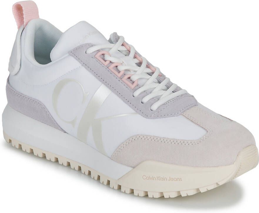 Calvin Klein Jeans Lage Sneakers TOOTHY RUNNER LACEUP MIX PEARL