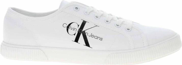 Calvin Klein Essentiële Witte Heren Sportschoenen White Heren - Foto 5