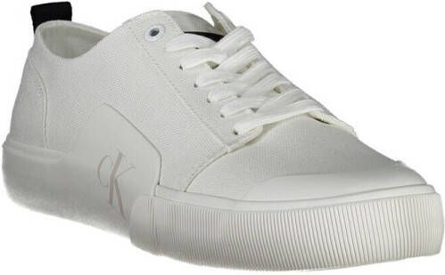 Calvin Klein Sportieve witte vetersneakers met logo White Heren - Foto 3