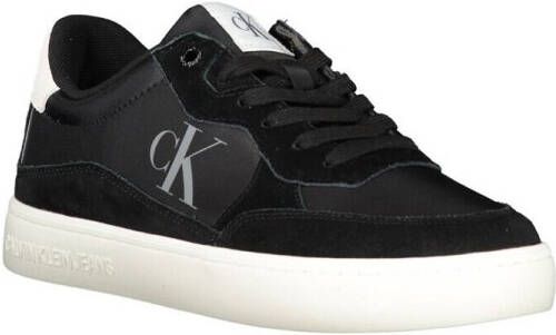 Calvin Klein Zwarte Polyester Sneaker met Gewatteerde Zool Black Heren - Foto 3