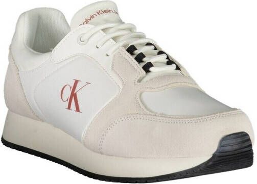 Calvin Klein Witte polyester sneakers voor heren - Foto 3