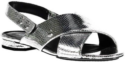 Calvin Klein Silver Woman Sandaalschoenen Grijs Dames - Foto 2