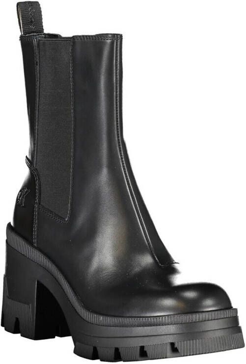 Calvin Klein Jeans Chelsea boots met blokhak model 'CHUNKY HEELED' - Foto 3