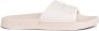 Calvin Klein Jeans Peach Blush White Monogram Slippers Beige Dames - Thumbnail 2