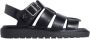 Calvin Klein leren sandalen zwart - Thumbnail 2