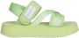 Calvin Klein Jeans Flat Sandals Green Dames - Thumbnail 2
