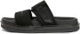 Calvin Klein Jeans Zwarte Dubbele Bar Platte Sandaal Black Heren - Thumbnail 2