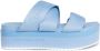 Calvin Klein Slippers FLATFORM SANDAL WEBBING IN MR plateau zomerschoen slippers met logo-opdruk - Thumbnail 2