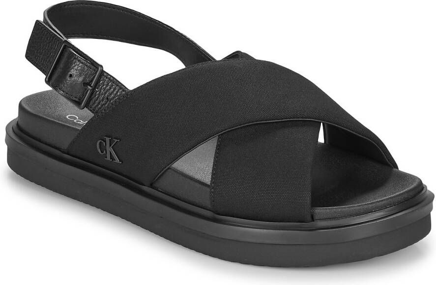 Calvin Klein Jeans Sandalen FLAT MOLDED CRXS SLING SANDAL CV