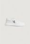Calvin Klein Plateausneakers CHUNKY CUPSOLE MONO LTH WN vrijetijdsschoen lage schoen veterschoen met ck-opdruk aan de zijkant - Thumbnail 12