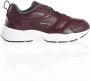 Calvin Klein Paarse Leren Sneakers Brown Heren - Thumbnail 2
