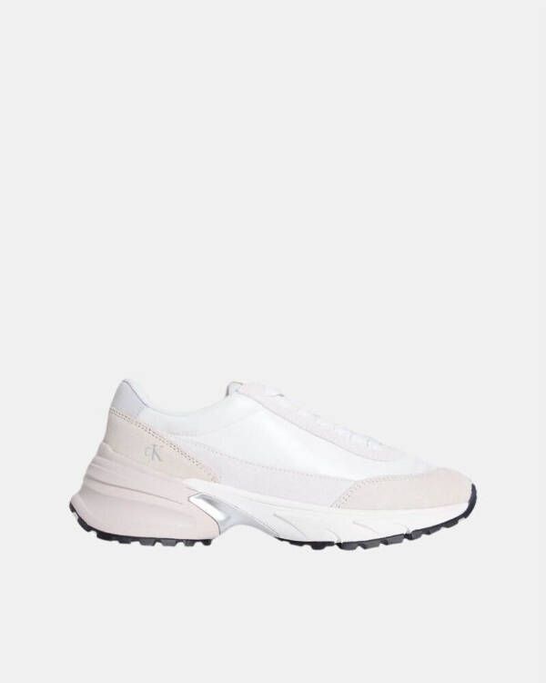 Calvin Klein Hike runner nylon sneakers wit beige - Foto 2