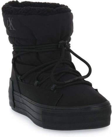 Calvin Klein Jeans Bold Vulc Flatf Snow Boot Zwarte Enkellaarzen voor Dames - Foto 3