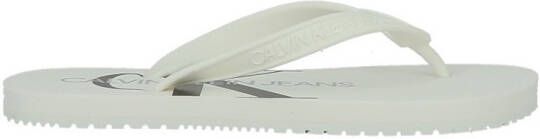Calvin Klein Teenslippers in wit voor Dames